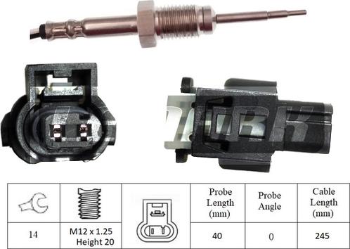 LEMARK LXT369 - Датчик, температура вихлопних газів avtolavka.club