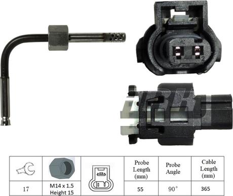 LEMARK LXT386 - Датчик, температура вихлопних газів avtolavka.club