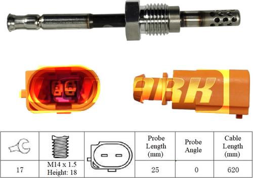 LEMARK LXT256 - Датчик, температура вихлопних газів avtolavka.club