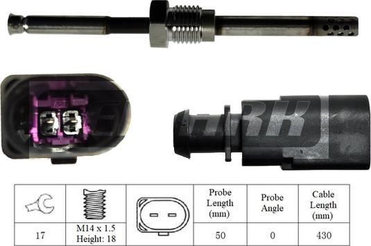 LEMARK LXT260 - Датчик, температура вихлопних газів avtolavka.club