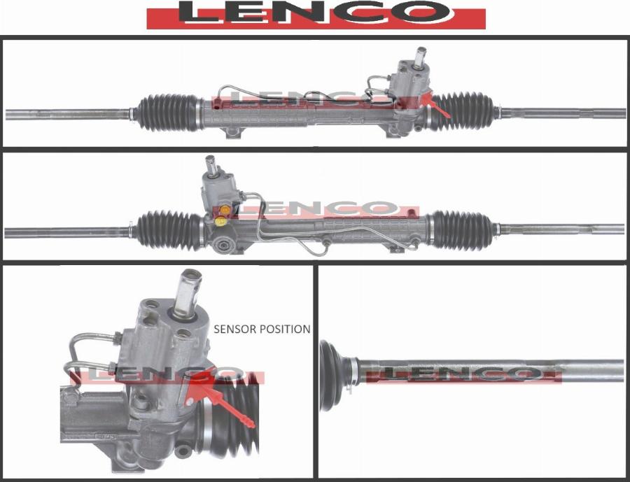 Lenco SGA691L - Рульовий механізм, рейка avtolavka.club