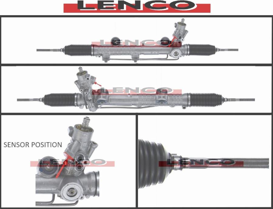 Lenco SGA876L - Рульовий механізм, рейка avtolavka.club