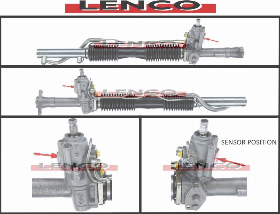 Lenco SGA770L - Рульовий механізм, рейка avtolavka.club