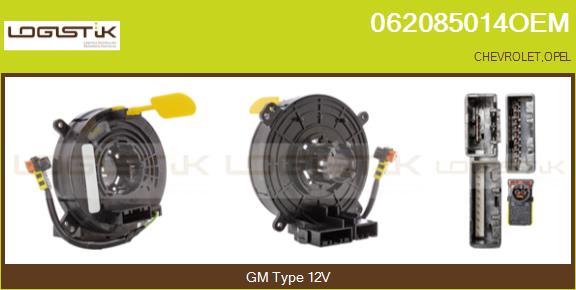 LGK 062085014OEM - Вита пружина, подушка безпеки avtolavka.club