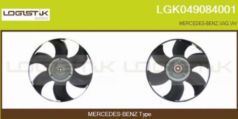LGK LGK049084001 - Зчеплення, вентилятор радіатора avtolavka.club