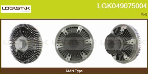 LGK LGK049075004 - Зчеплення, вентилятор радіатора avtolavka.club
