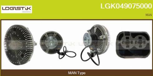 LGK LGK049075000 - Зчеплення, вентилятор радіатора avtolavka.club