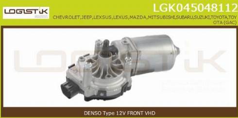 LGK LGK045048112 - Двигун склоочисника avtolavka.club