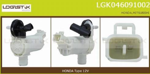 LGK LGK046091002 - Водяний насос, система очищення вікон avtolavka.club