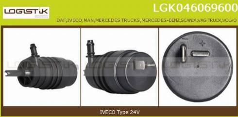 LGK LGK046069600 - Водяний насос, система очищення вікон avtolavka.club