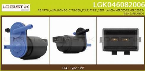 LGK LGK046082006 - Водяний насос, система очищення вікон avtolavka.club