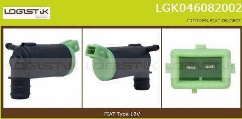 LGK LGK046082002 - Водяний насос, система очищення вікон avtolavka.club