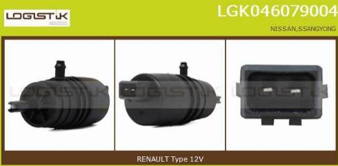 LGK LGK046079004 - Водяний насос, система очищення вікон avtolavka.club