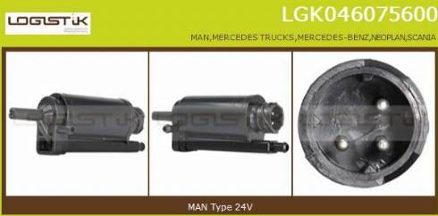 LGK LGK046075600 - Водяний насос, система очищення вікон avtolavka.club