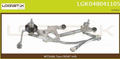 LGK LGK048041105 - Система тяг і важелів приводу склоочисника avtolavka.club