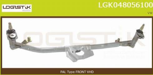 LGK LGK048056100 - Система тяг і важелів приводу склоочисника avtolavka.club