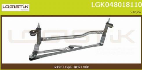 LGK LGK048018110 - Система тяг і важелів приводу склоочисника avtolavka.club