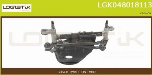 LGK LGK048018113 - Система тяг і важелів приводу склоочисника avtolavka.club