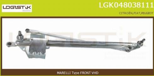 LGK LGK048038111 - Система тяг і важелів приводу склоочисника avtolavka.club
