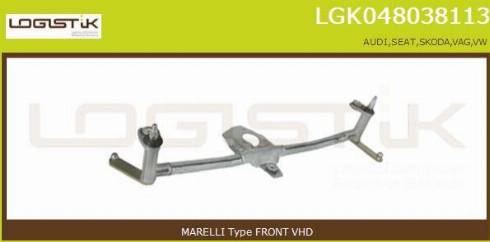 LGK LGK048038113 - Система тяг і важелів приводу склоочисника avtolavka.club