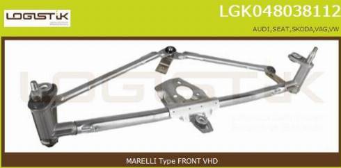 LGK LGK048038112 - Система тяг і важелів приводу склоочисника avtolavka.club
