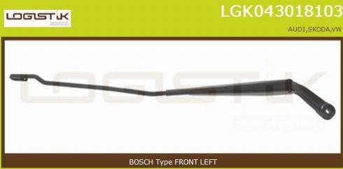 LGK LGK043018103 - Важіль склоочисника, система очищення вікон avtolavka.club