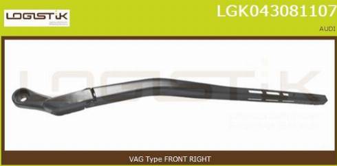 LGK LGK043081107 - Важіль склоочисника, система очищення вікон avtolavka.club