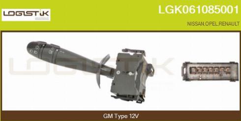 LGK LGK061085001 - Вимикач на рульовій колонці avtolavka.club