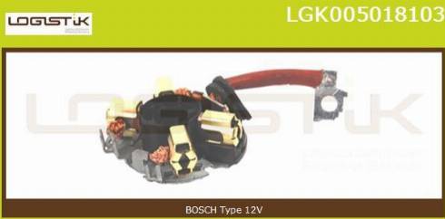 LGK LGK005018103 - Кронштейн, вугільна щітка avtolavka.club