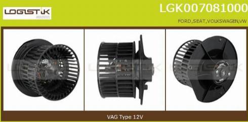 LGK LGK007081000 - Вентилятор салону avtolavka.club