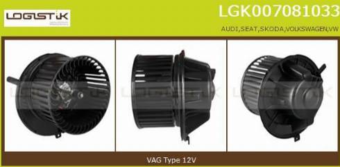 LGK LGK007081033 - Вентилятор салону avtolavka.club