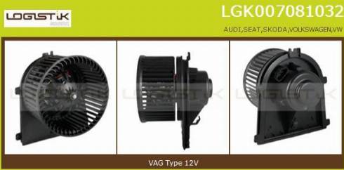 LGK LGK007081032 - Вентилятор салону avtolavka.club
