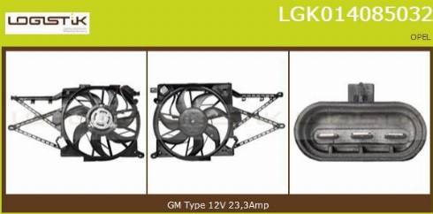 LGK LGK014085032 - Електродвигун, вентилятор радіатора avtolavka.club
