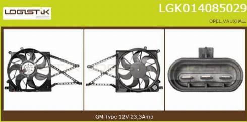LGK LGK014085029 - Електродвигун, вентилятор радіатора avtolavka.club