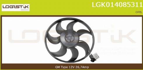LGK LGK014085311 - Вентилятор, охолодження двигуна avtolavka.club
