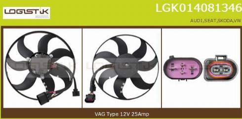 LGK LGK014081346 - Вентилятор, охолодження двигуна avtolavka.club
