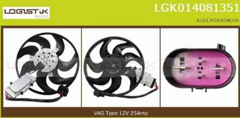LGK LGK014081351 - Вентилятор, охолодження двигуна avtolavka.club