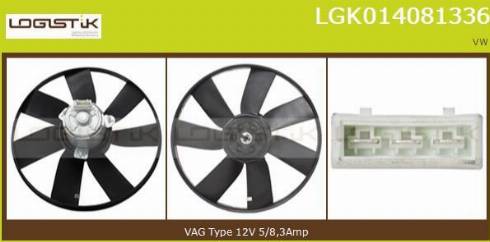 LGK LGK014081336 - Вентилятор, охолодження двигуна avtolavka.club