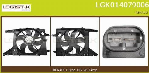 LGK LGK014079006 - Електродвигун, вентилятор радіатора avtolavka.club