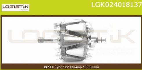 LGK LGK024018137 - Ротор, генератор avtolavka.club
