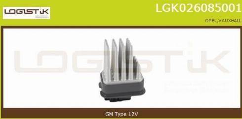 LGK LGK026085001 - Опір, реле, вентилятор салону avtolavka.club