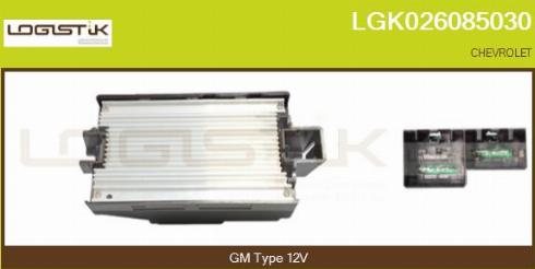 LGK LGK026085030 - Опір, реле, вентилятор салону avtolavka.club