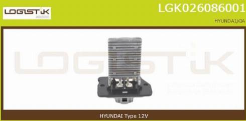LGK LGK026086001 - Опір, реле, вентилятор салону avtolavka.club