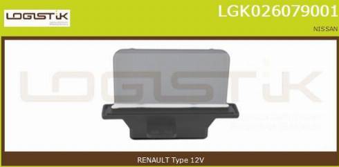 LGK LGK026079001 - Опір, реле, вентилятор салону avtolavka.club