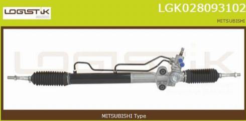 LGK LGK028093102 - Рульовий механізм, рейка avtolavka.club