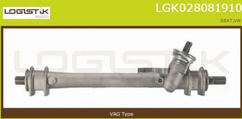 LGK LGK028081910 - Рульовий механізм, рейка avtolavka.club