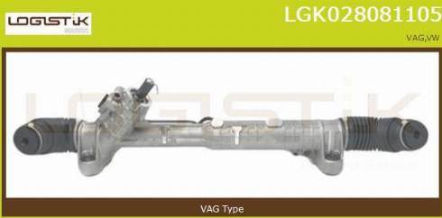 LGK LGK028081105 - Рульовий механізм, рейка avtolavka.club