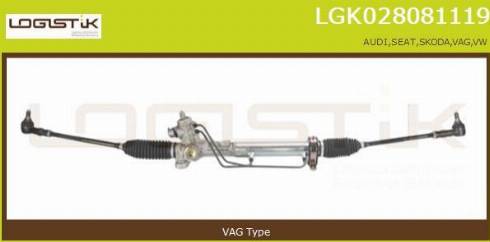 LGK LGK028081119 - Рульовий механізм, рейка avtolavka.club