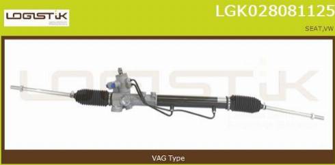 LGK LGK028081125 - Рульовий механізм, рейка avtolavka.club