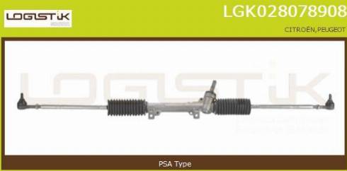 LGK LGK028078908 - Рульовий механізм, рейка avtolavka.club